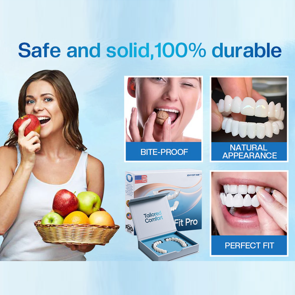Official Store | DIYSTAR™ Moldable Dentures🧑🏽⚕️Obtain American Dental Association (ADA) Certification ✅