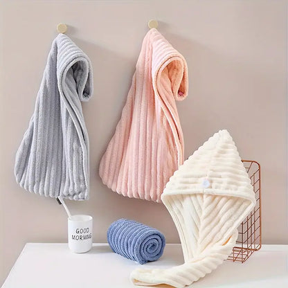 🔥Last Day Sale 80% OFF🔥BUY 1 GET 1 FREE🎁Quick-Dry Absorbent Hair Towel Cap